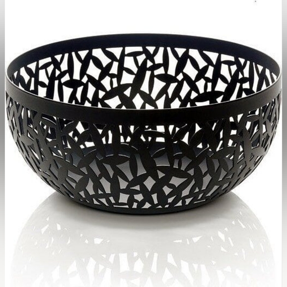 Alessi Cactus Black. Fruit Bowl. 8.25 Inches 21cm - Picture 6 of 7